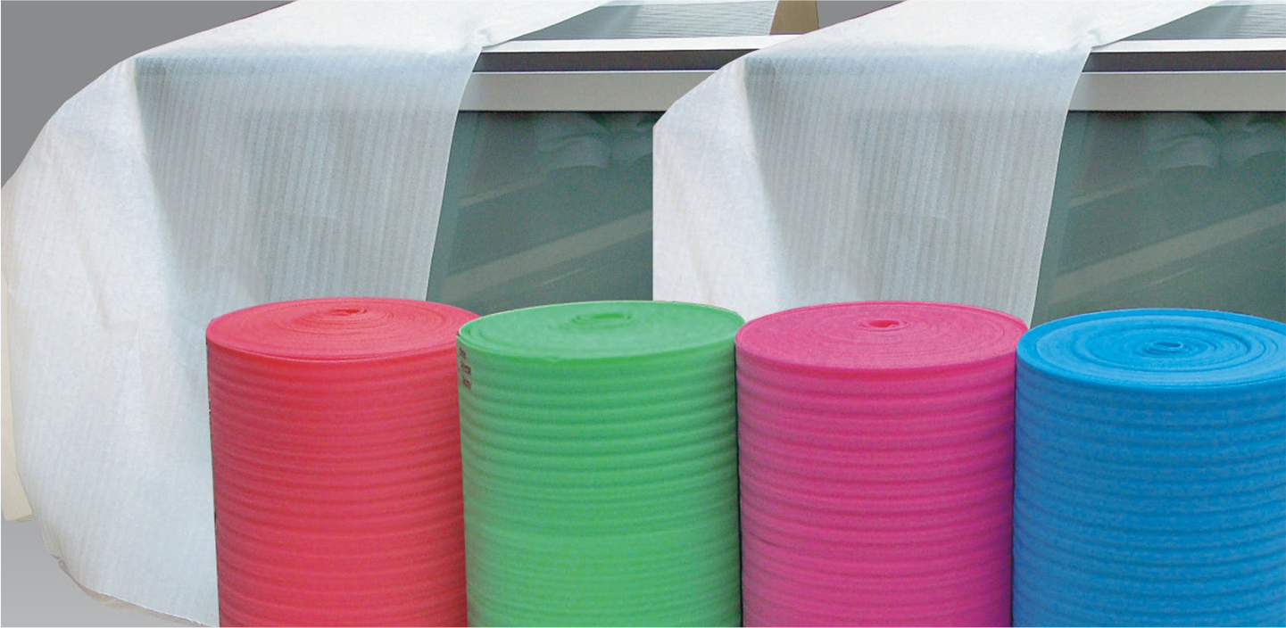 EPE Foam Rolls and Pouches
